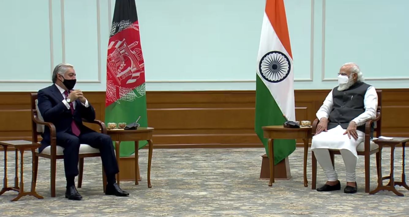 Abdullah met Indian PM Narendra Modi