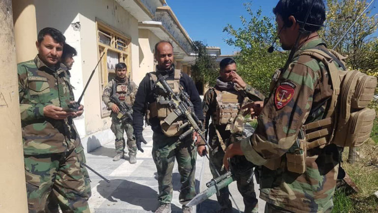 Afghan commando in Hessarak