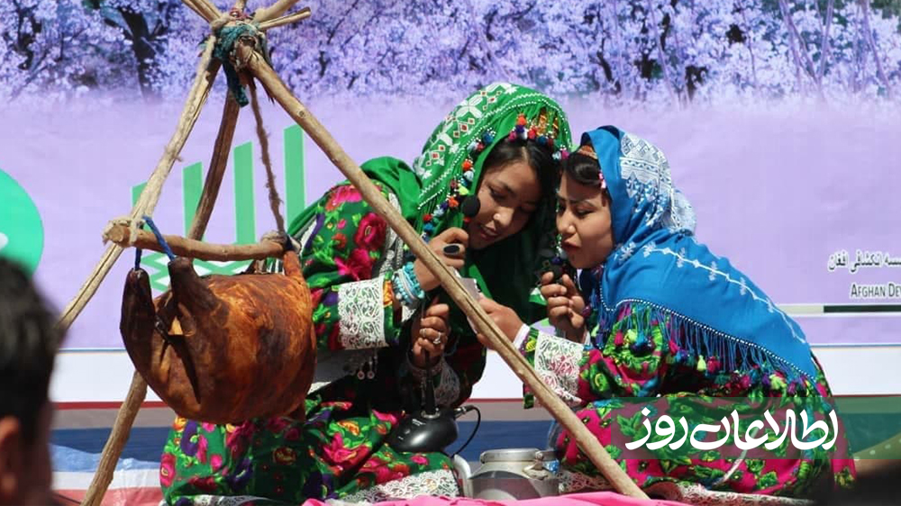 Homemade products displayed in Daikundi’s Almond Blossom’s Festival
