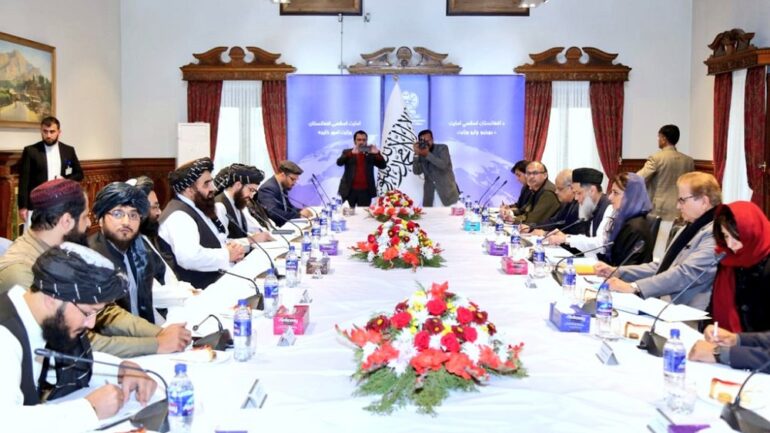 Pakistani delegation in Kabul