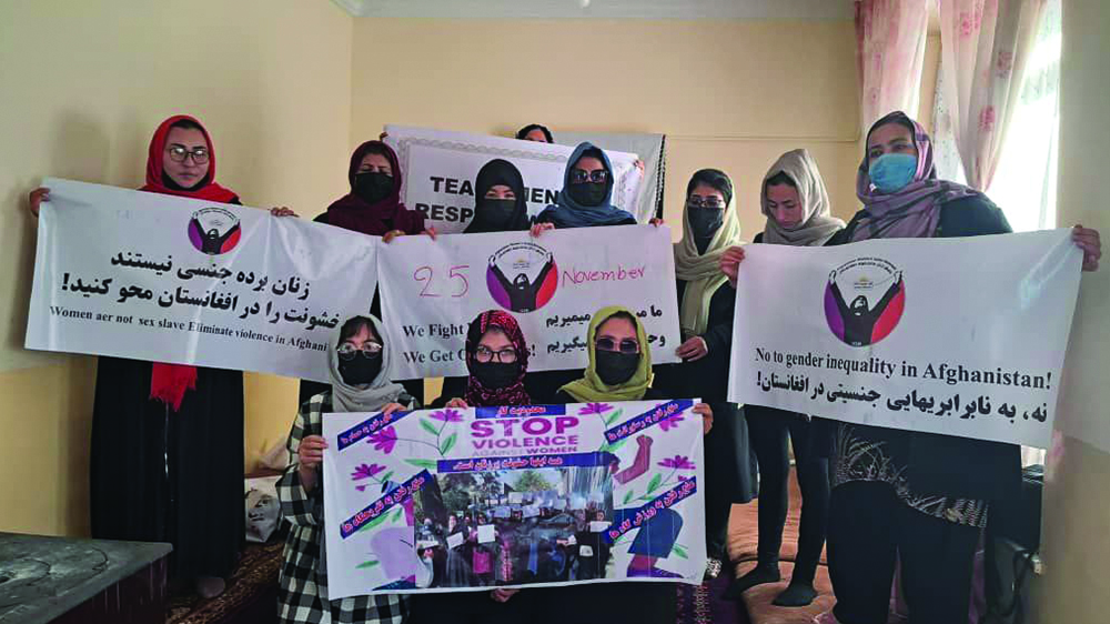 Protesting Women Urge The World to Join Them to Stop Violence under ...