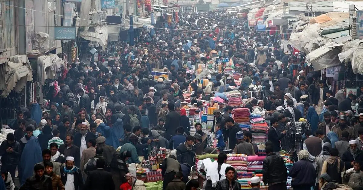 UN Estimates Afghanistan’s Population at 48.6 Million, Taliban Says It Is 37.2 Million